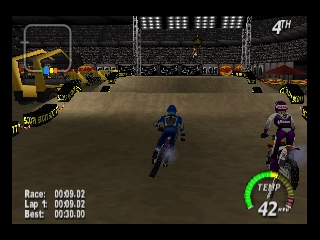 Excitebike 64 (Europe) In game screenshot
